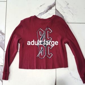 AC/DC waffle long sleeve